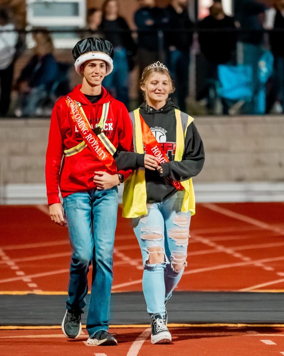 Our Homecoming King and Queen, Ryan Kuhn and Holly Hixon