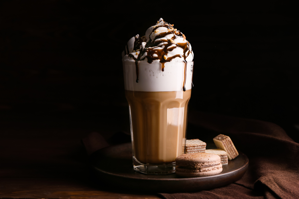 Frappè is milkshake in Italian.