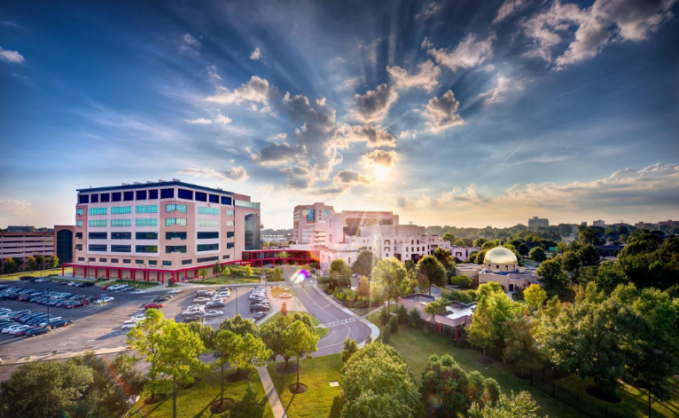 An ariel view of the St. Jude Children's Research Hospital. Photo downloaded from the St. Jude website