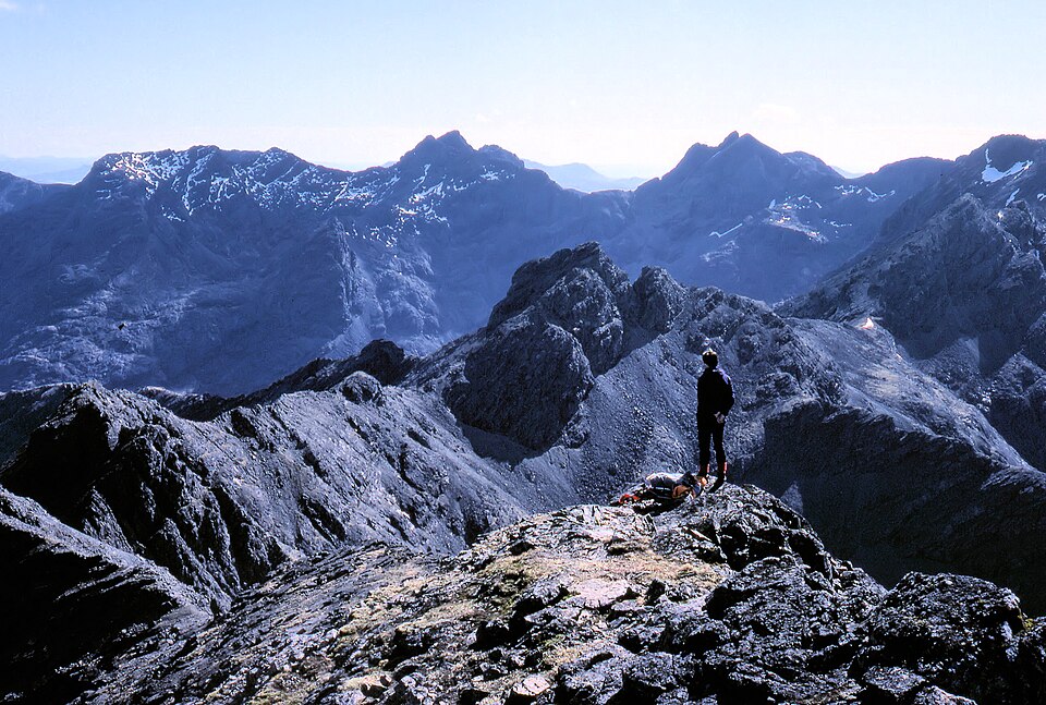 The main ridge of the Black Cuillin in Skye
